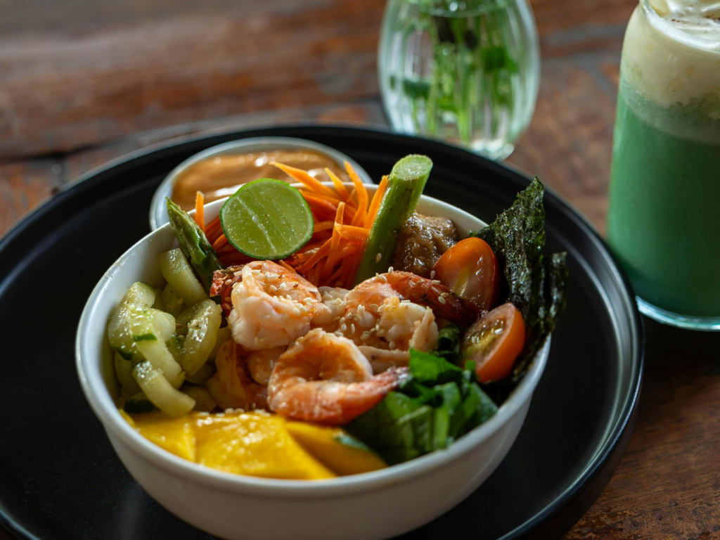 camarão cozido para cozinha oriental