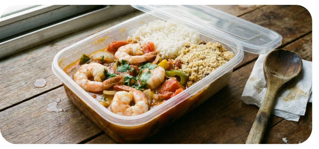 Marmitas no food service: por que viraram tendência e onde o camarão entra
